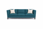 MANALI Three Seater Upholstered Sofa Velvet - 3 Years Warranty