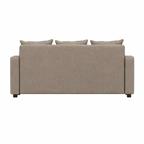 OOTY Three Seater Upholstered Sofa Velvet - 3 Years Warranty