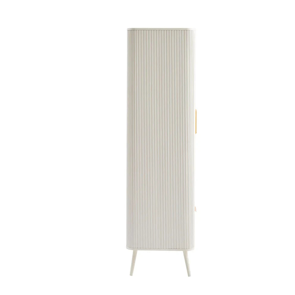 Softloom 2 Door Wardrobe - Warm White Softloom