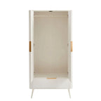 Softloom 2 Door Wardrobe - Warm White Softloom