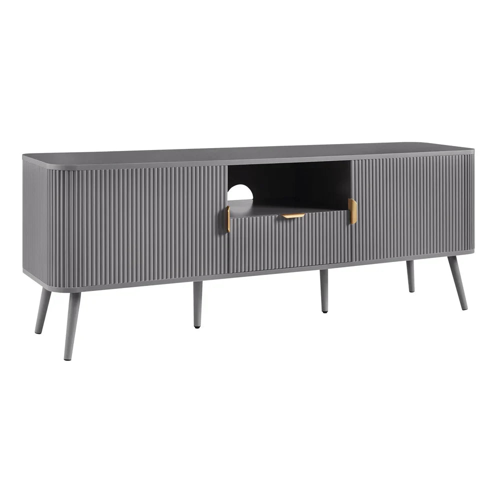 Softloom  60'' TV Unit - Light Grey Softloom