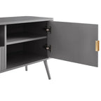 Softloom  60'' TV Unit - Light Grey Softloom