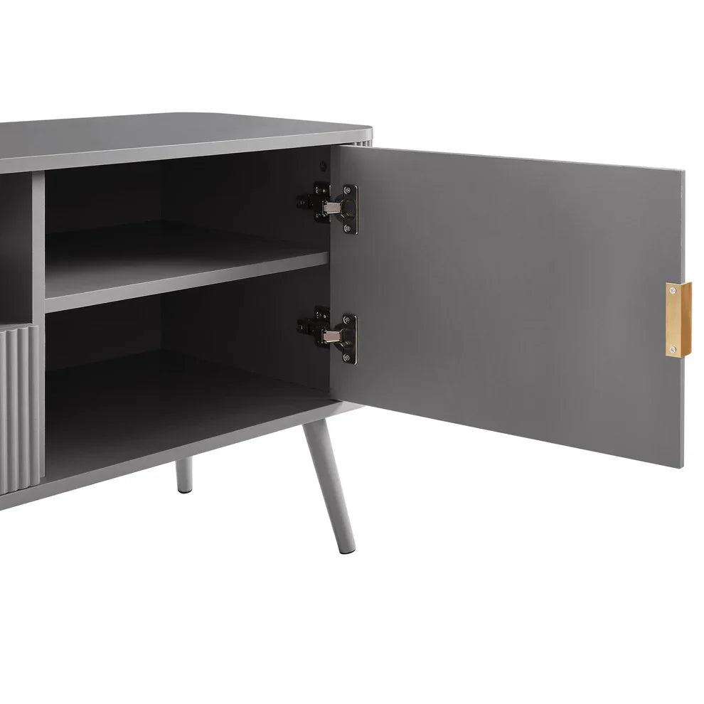 Softloom  60'' TV Unit - Light Grey Softloom