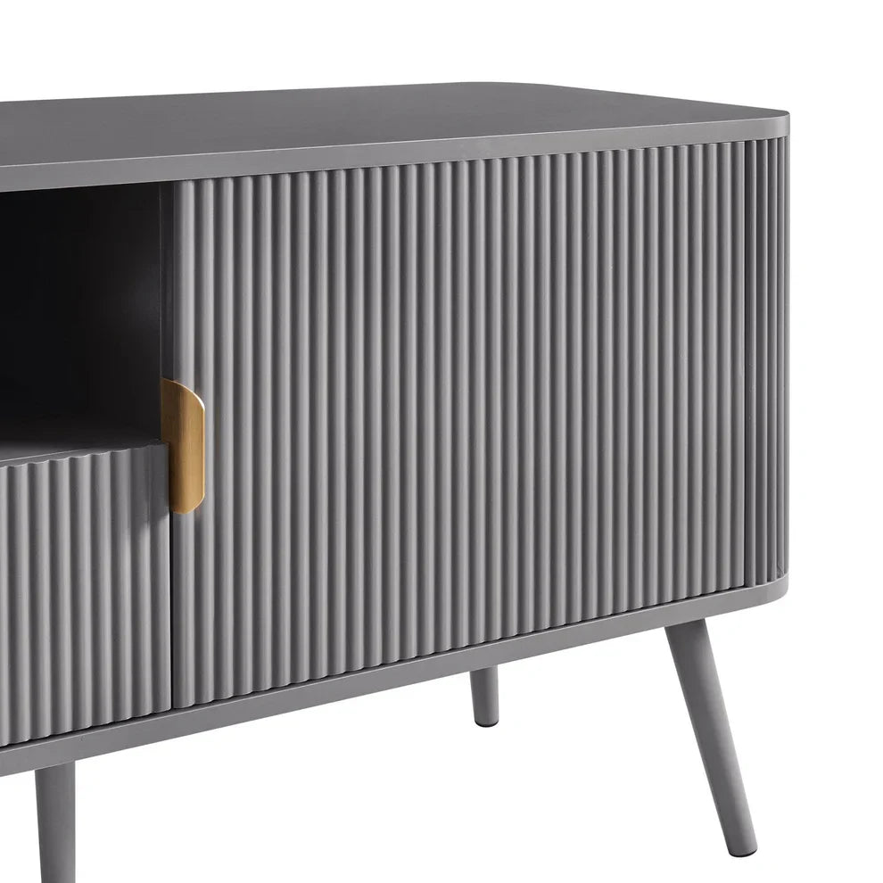 Softloom  60'' TV Unit - Light Grey Softloom