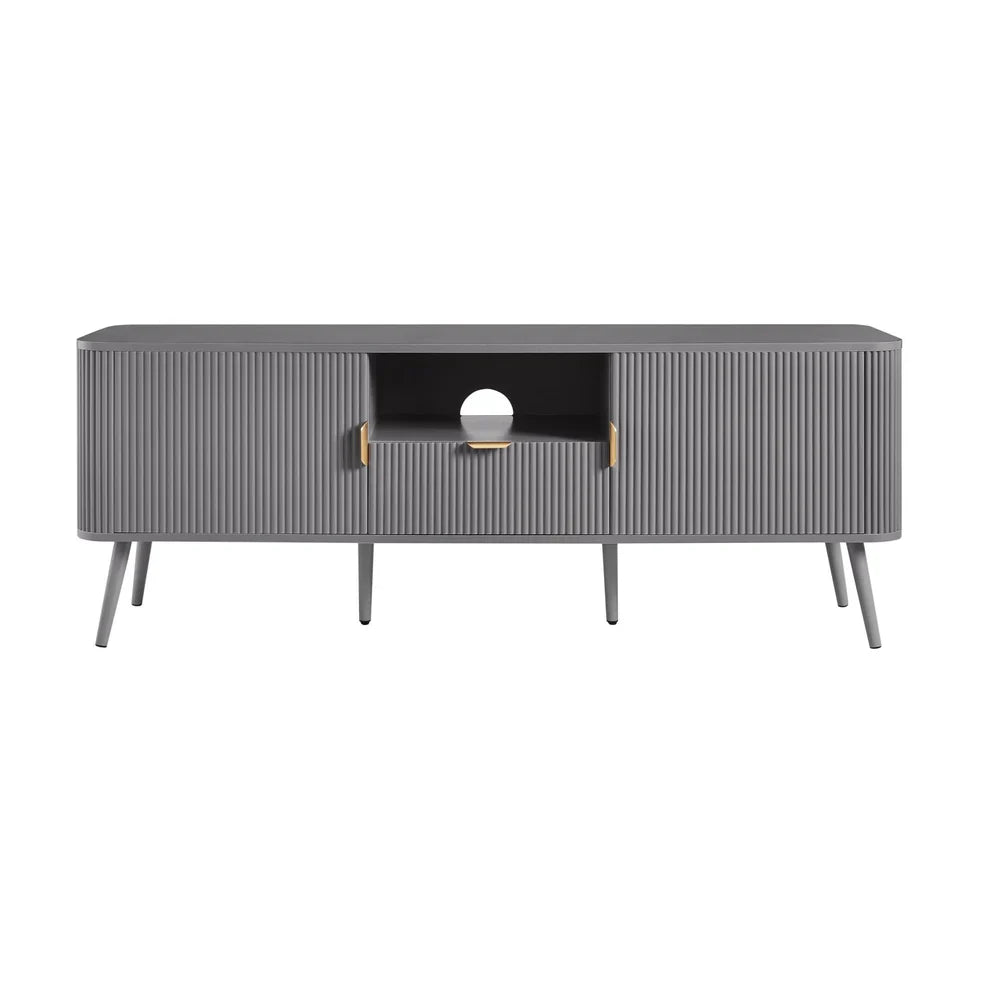 Softloom  60'' TV Unit - Light Grey Softloom