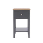Softloom 1 Drawer Nightstand - Charcoal Softloom