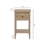1 Drawer Nightstand - Sage Green Softloom