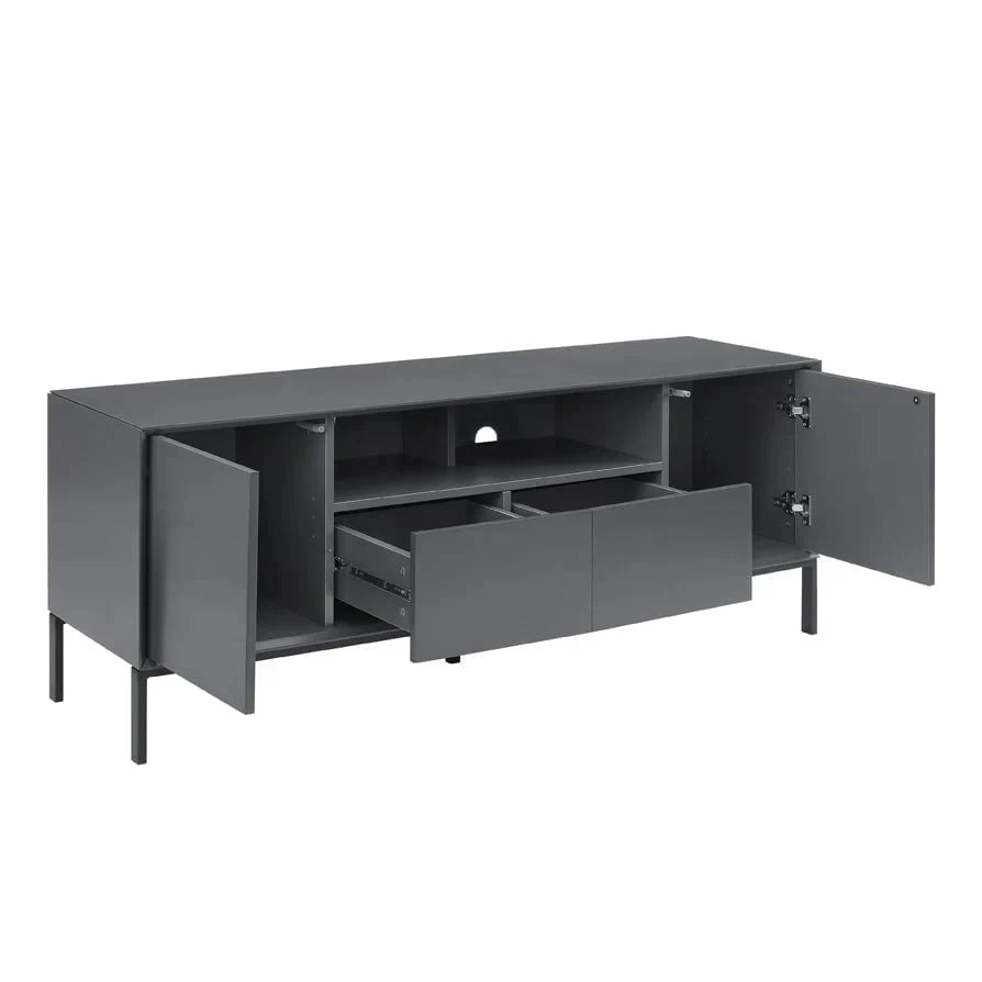 Softloom 140cm TV Unit - Charcoal Softloom