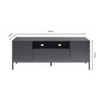 Softloom 140cm TV Unit - Charcoal Softloom