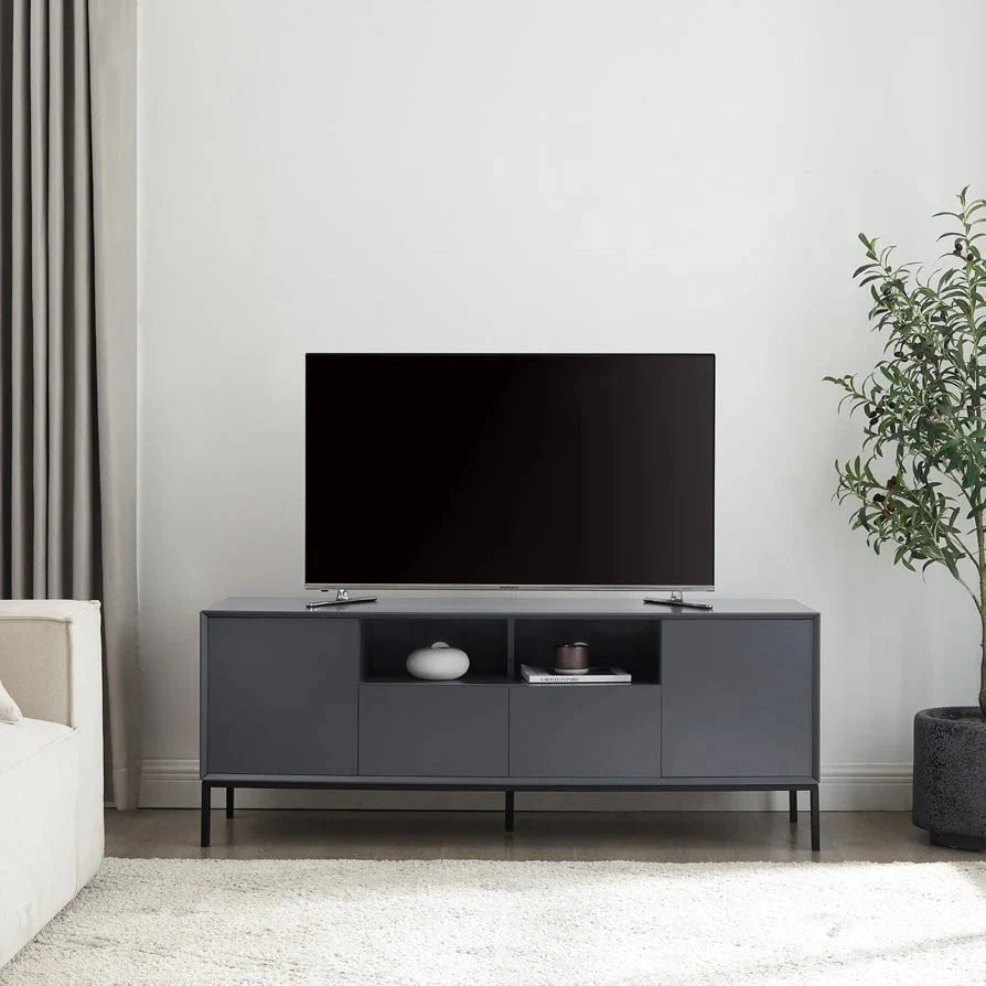 Softloom 140cm TV Unit - Charcoal Softloom