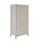 Softloom 2 Door Wardrobe - Taupe Softloom