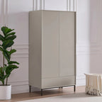 Softloom 2 Door Wardrobe - Taupe Softloom