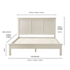 Softloom Bed Frame - Stone Softloom