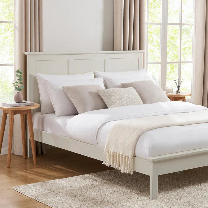 Softloom Bed Frame - Stone Softloom